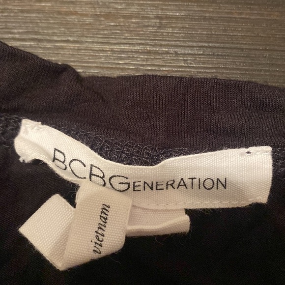 BCBGeneration Large Black Long Sleeve Shirt - Picture 4 of 5